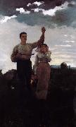 Winslow Homer To respond to a call for oil on canvas